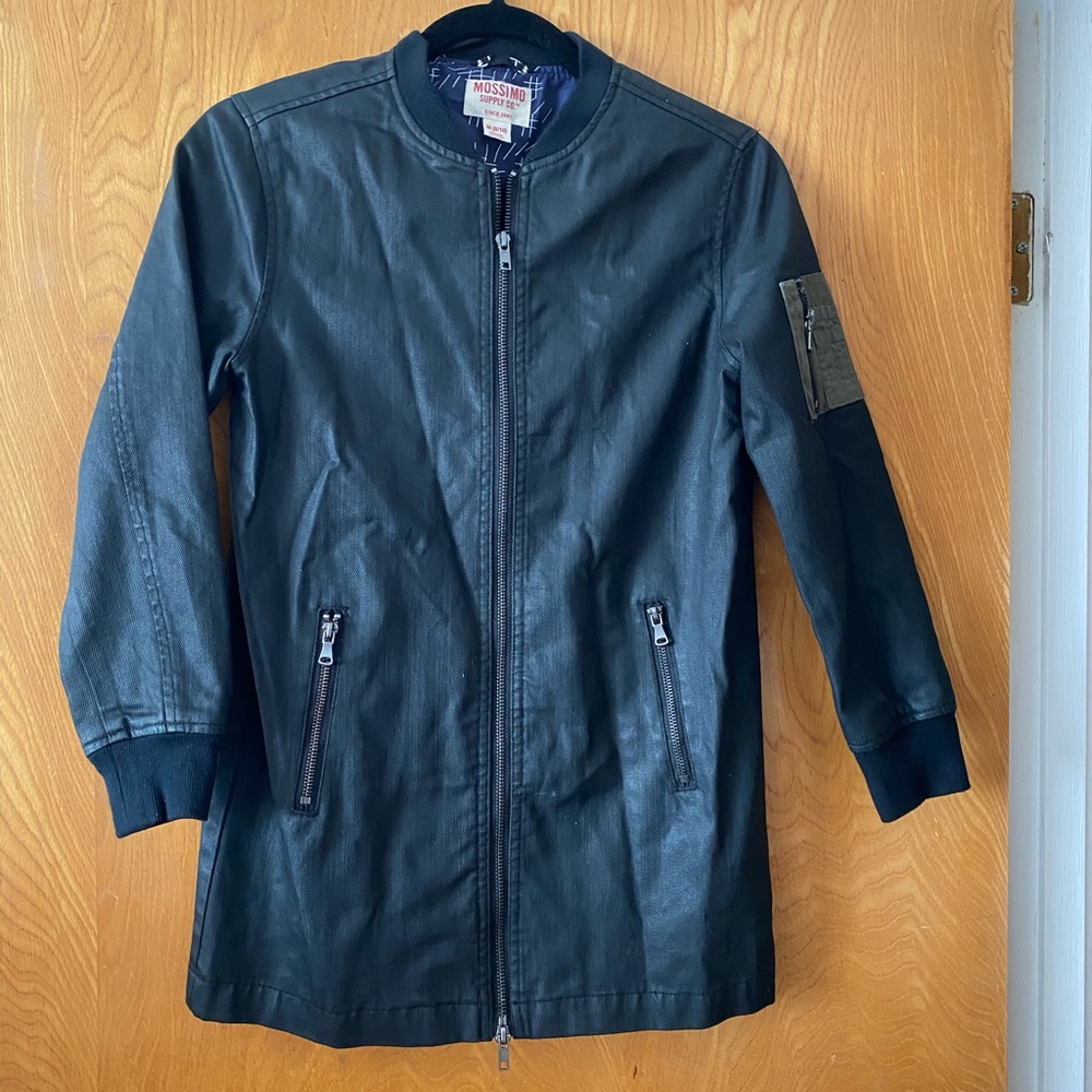 Mossimo Supply Co. boys coated 3/4 length jacket M